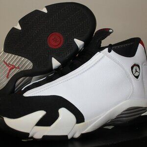 Nike Air Jordan 14 Retro 2014 Black Toe Size 10 487471-102